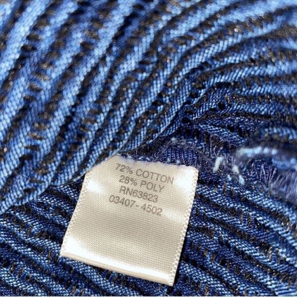 Christopher & Banks Blue Blazer/Jacket (Size Large) - Picture 7 of 7